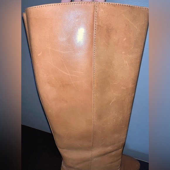 Ralph Lauren Cognac Leather Boots - Picture 5 of 8